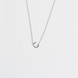 Silver Luxe Initial Necklace