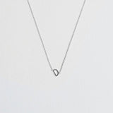 Silver Luxe Initial Necklace