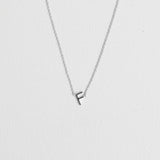 Silver Luxe Initial Necklace