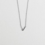 Silver Luxe Initial Necklace