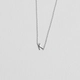 Silver Luxe Initial Necklace