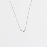 Silver Luxe Initial Necklace