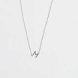 Silver Luxe Initial Necklace