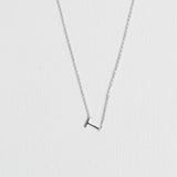 Silver Luxe Initial Necklace