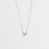 Silver Luxe Initial Necklace