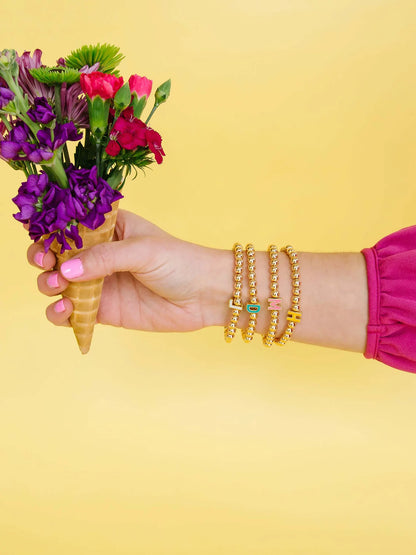 Monica Initial Bracelet