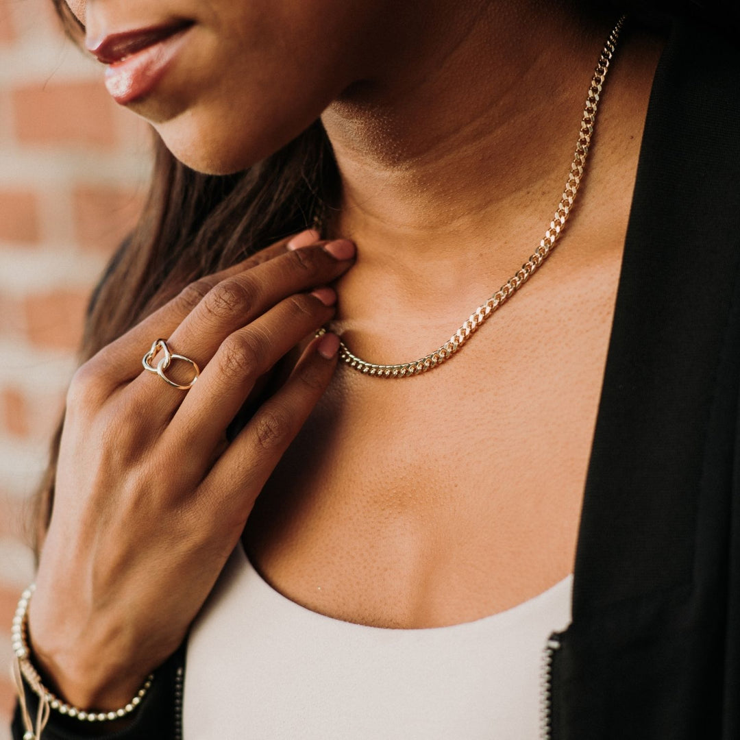 Flat Cable Chain Necklace