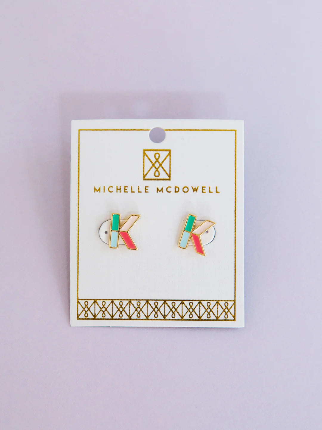 Olivia Initial Earrings