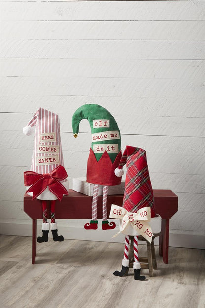 Christmas Dangle Leg Hats