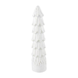 White Carved Wooden Trees