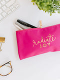 Radiate Joy Zipper Pouch