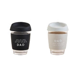 Dad Coffee Travel Glass