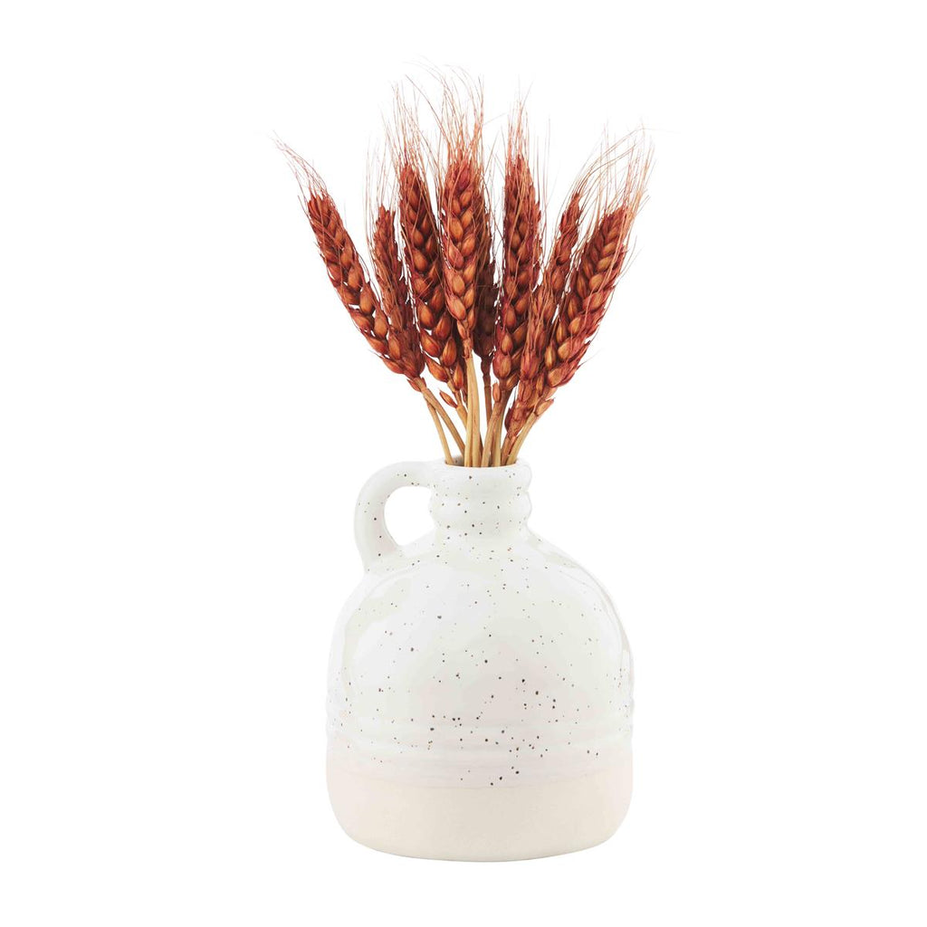 Red Preserved Wheat Vase Set