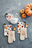 Thanksgiving Oven Mitt and Towel Set