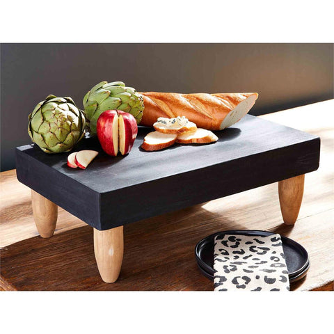 Black Footed Serving Board