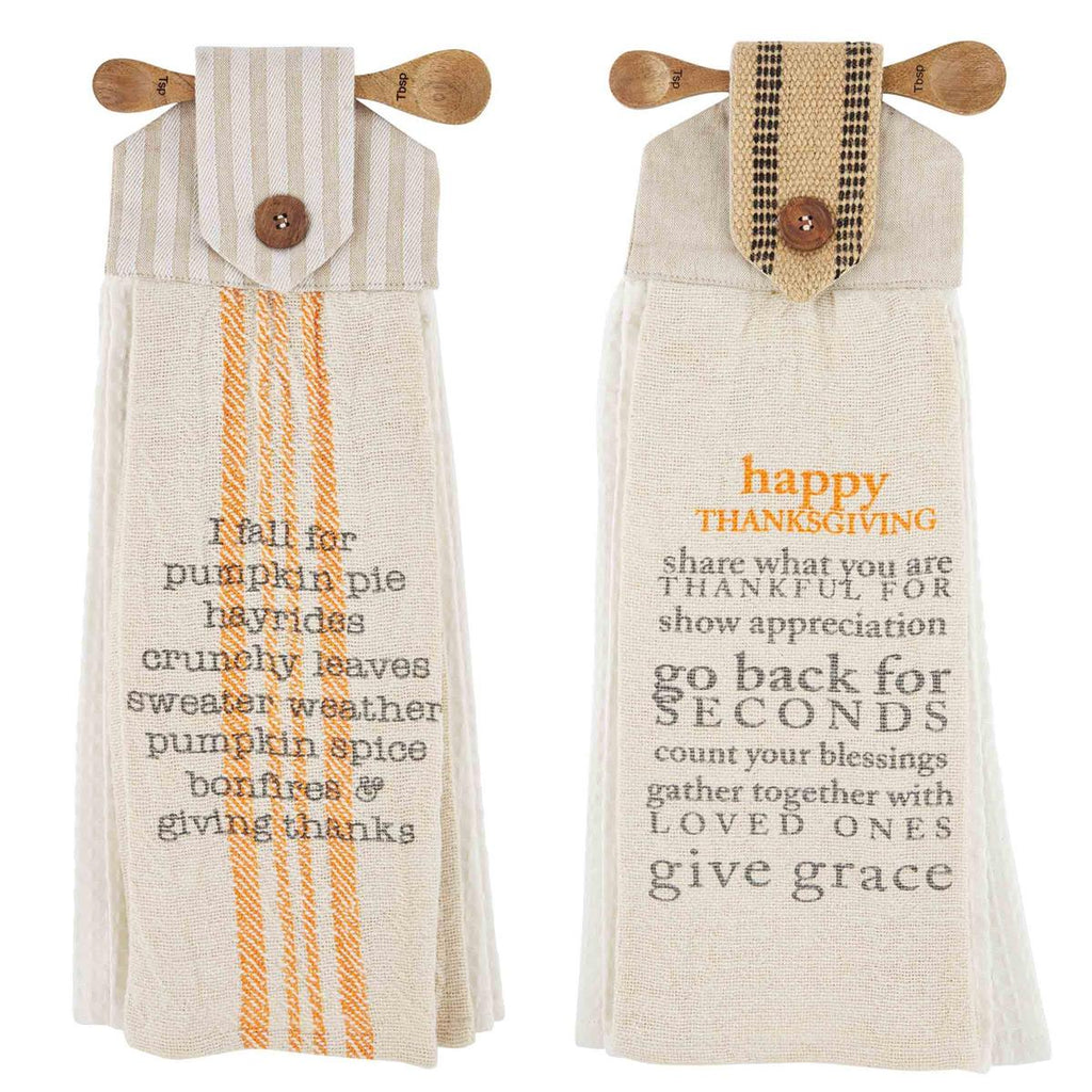 Thanksgiving Hanging Towel & Spoon Set