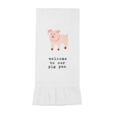 Ruffle Edge Farm Towel