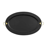 Black Oval Tray