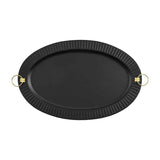 Black Oval Tray