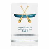 Lake Watercolor Tea Towel
