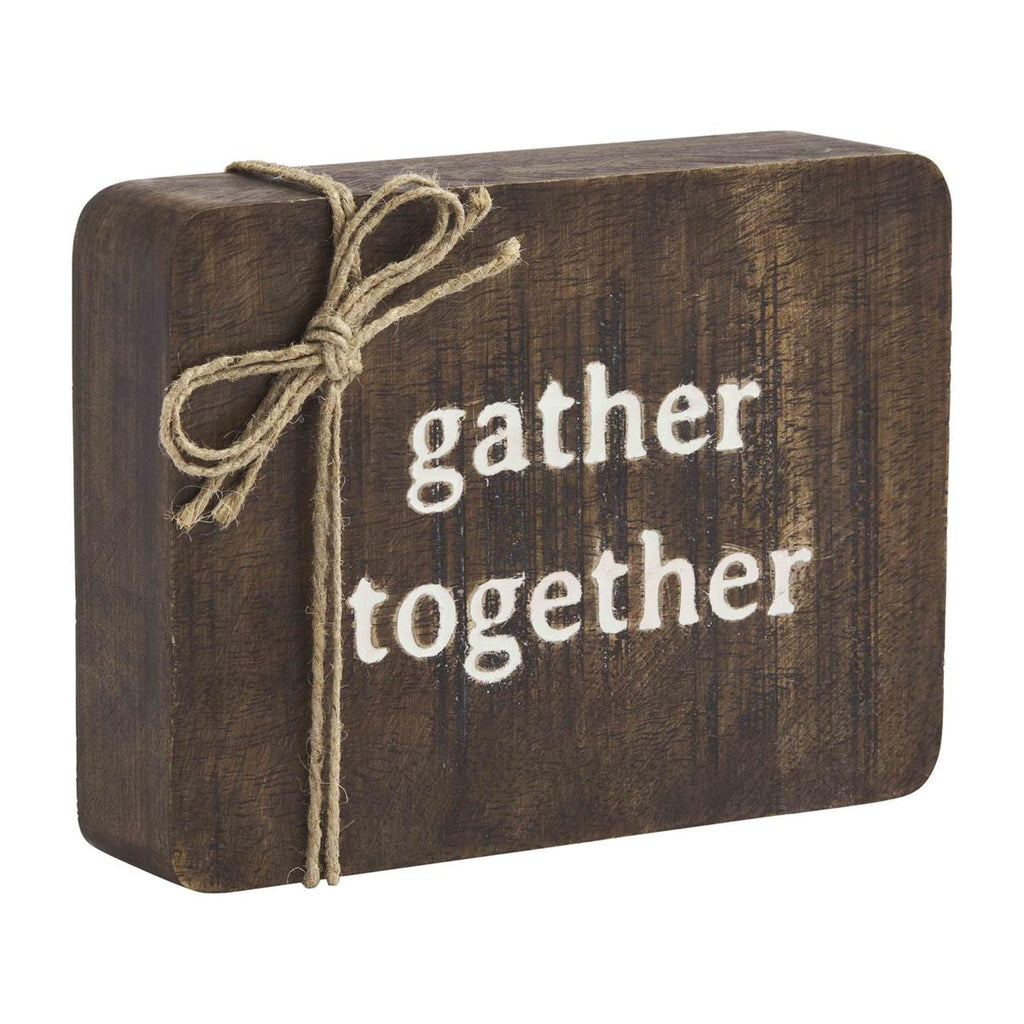 Gather Together Wood Plaque