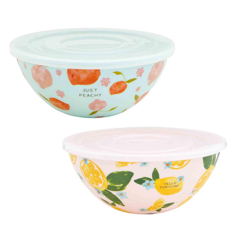 Fruit Bowl & Lid Set