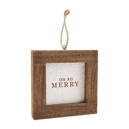 Holiday Ornament Plaques