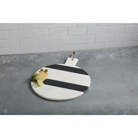 Striped Marble Round Board