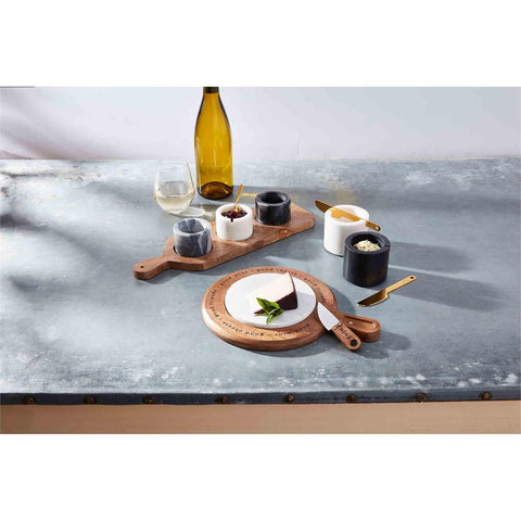 Marble Inset Cheese Board Set