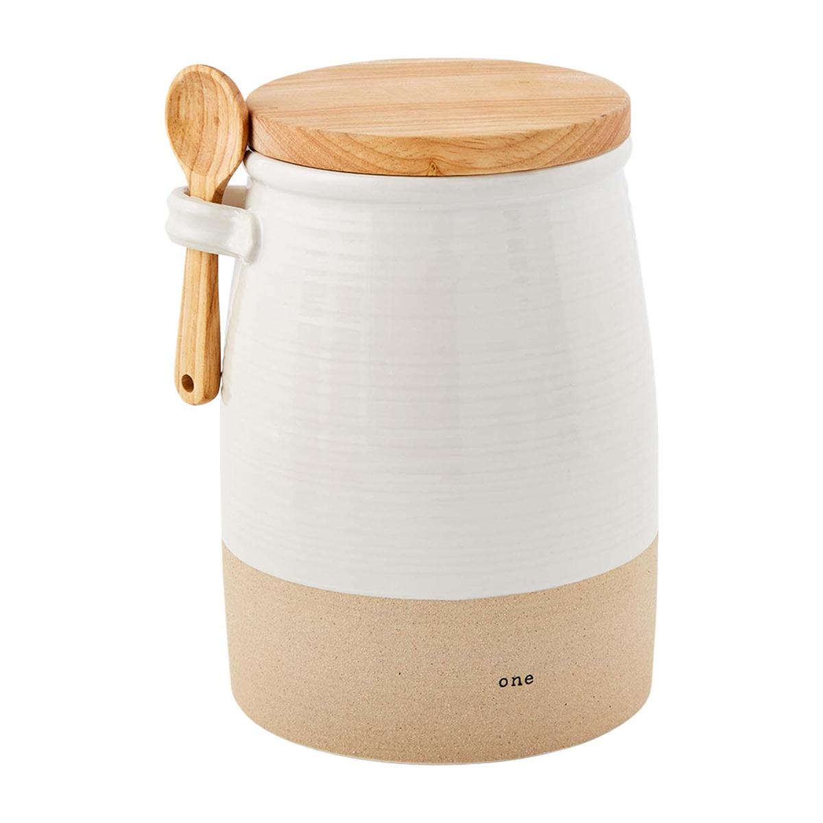 Stoneware Canister Set