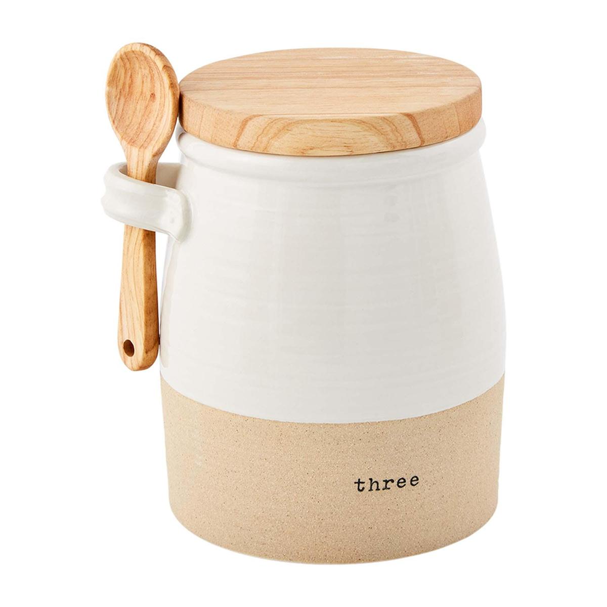 Stoneware Canister Set