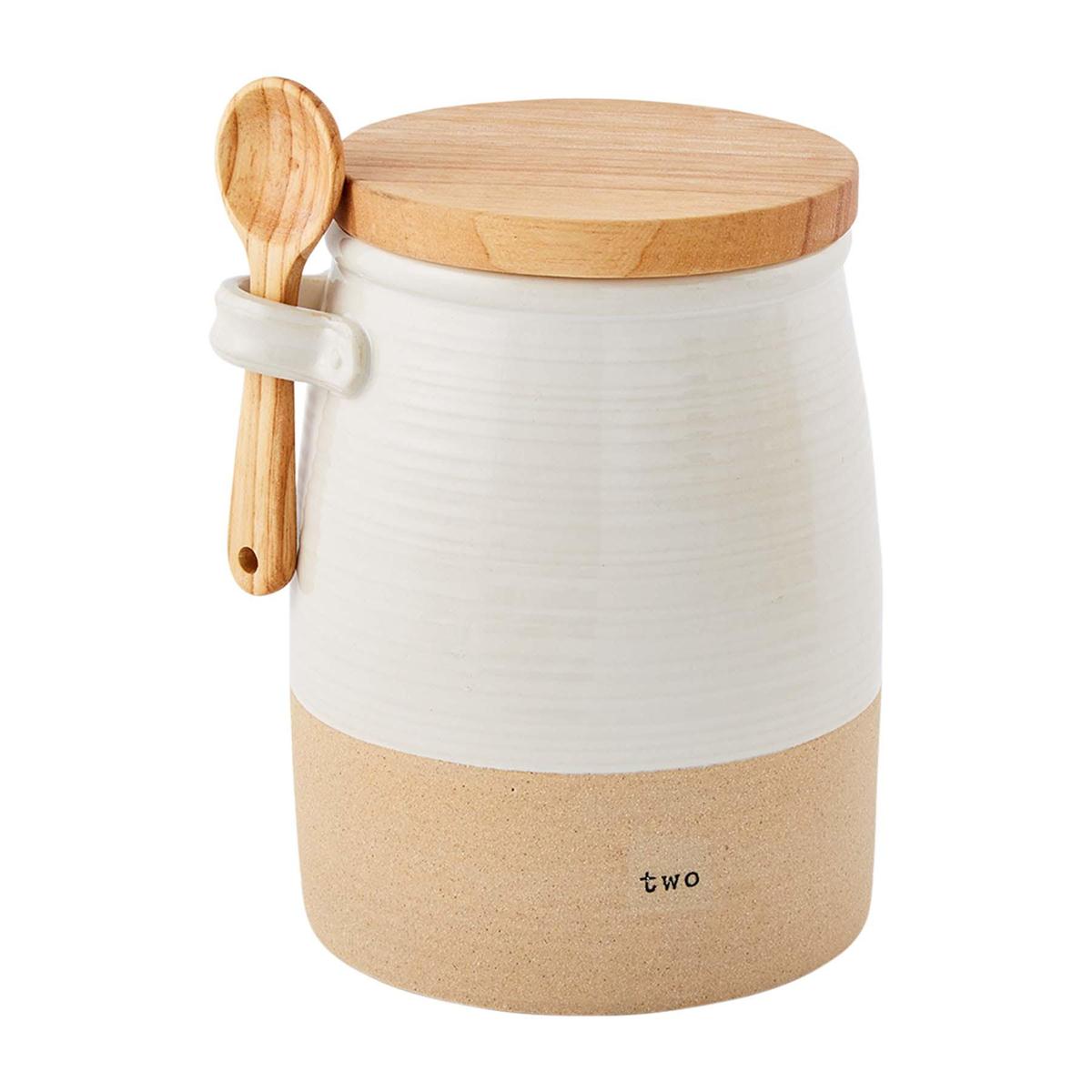Stoneware Canister Set