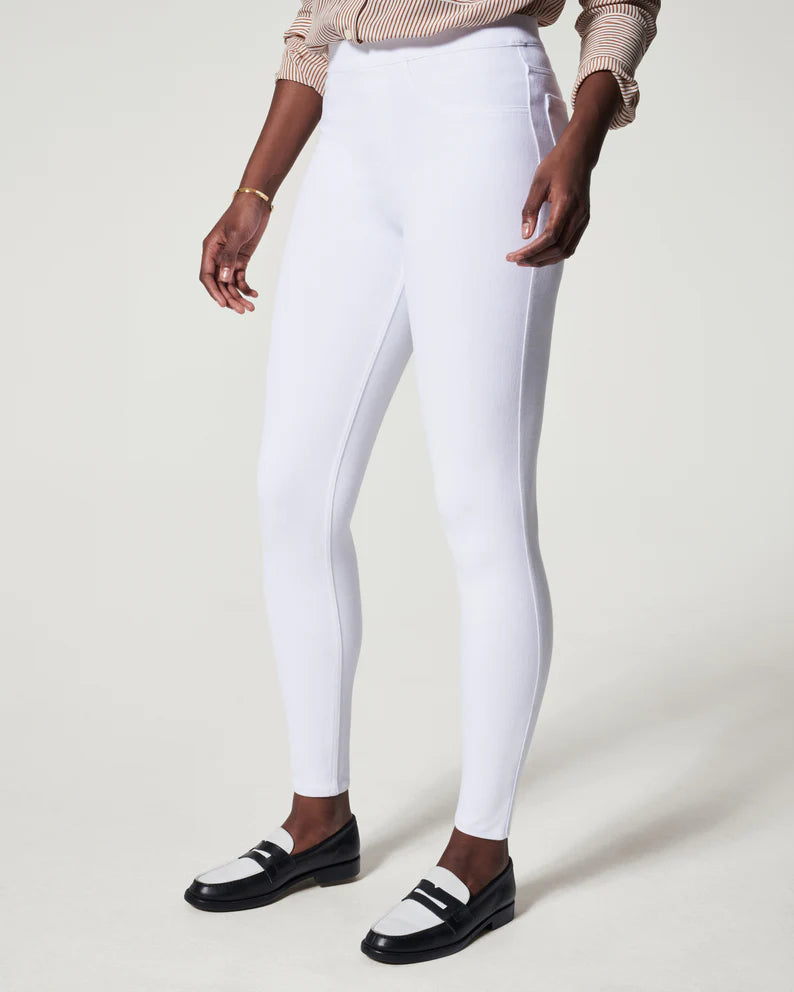 Spanx Jean-ish Ankle Leggings | White