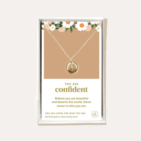Confident | Disc Necklace