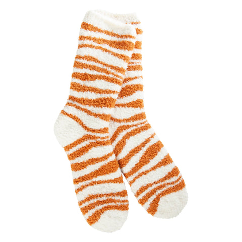 Amber Tiger Cozy Socks
