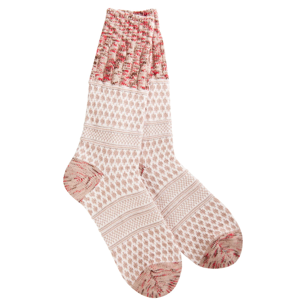 Cocoa Multi Textured Socks