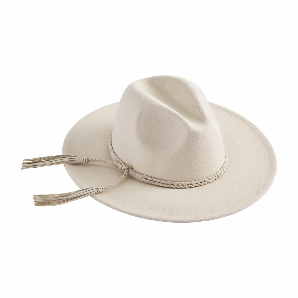 Solid Braided Fedora