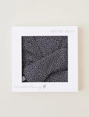 Washed Satin Eye Mask PJ Set | Dove Gray
