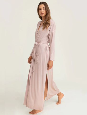 Luxe Milk Jersey Duster Robe | Faded Rose
