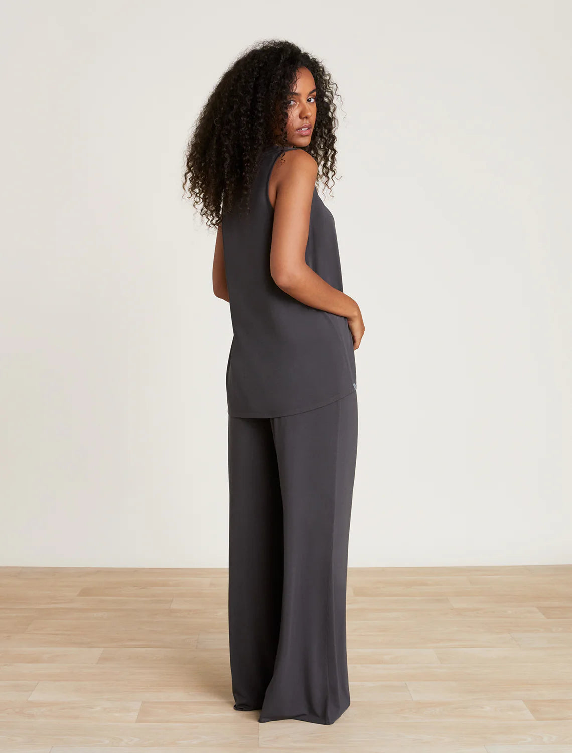 Luxe Milk Jersey Henley PJ Set | Carbon