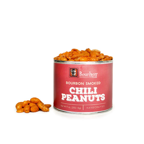 Bourbon Barrel Smoked Chili Peanuts Tin