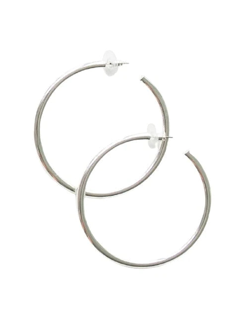 Salem Silver Hoops