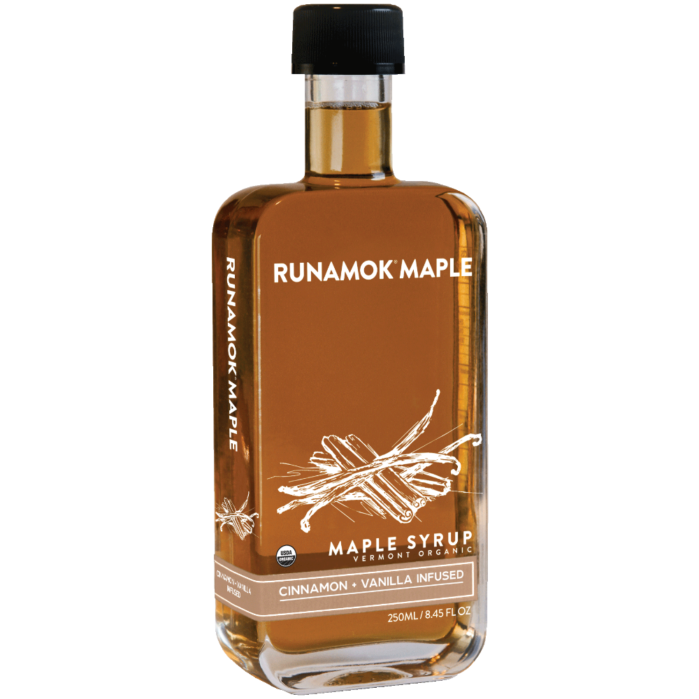 Cinnamon + Vanilla Infused Maple Syrup