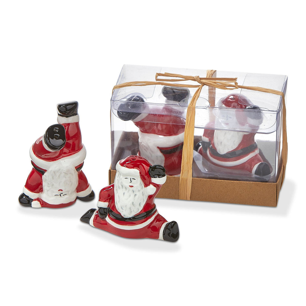 Dancing Santa Salt & Pepper Shakers
