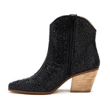 Harlow Western Boot | Black