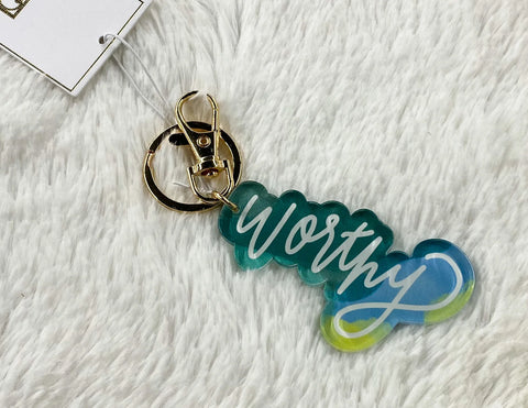 Acrylic Keychain | Worthy