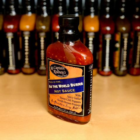 As The World Burns Hot Sauce | Captain Rodney's