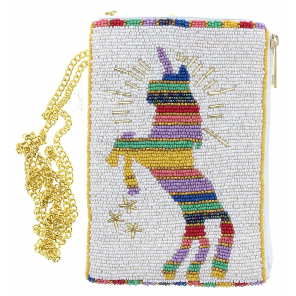 Kids Beaded Unicorn Purse