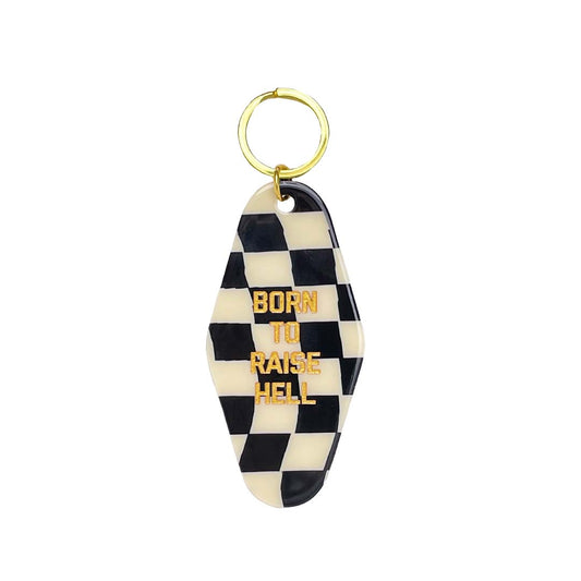 Born to Raise Hell Motel Keytag