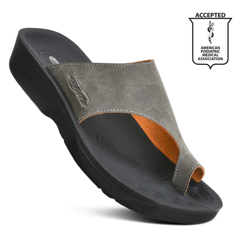 Regan Aerothotic Sandals | Grey